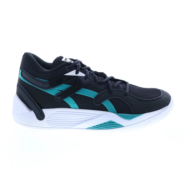 TRC Blaze Court Puma Black-Deep Aqua