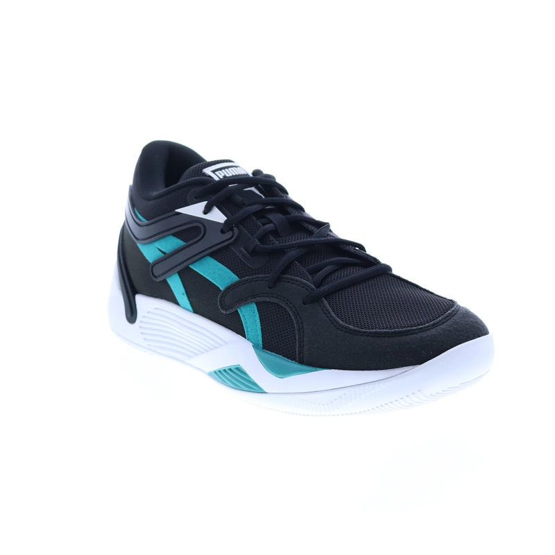 TRC Blaze Court Puma Black-Deep Aqua