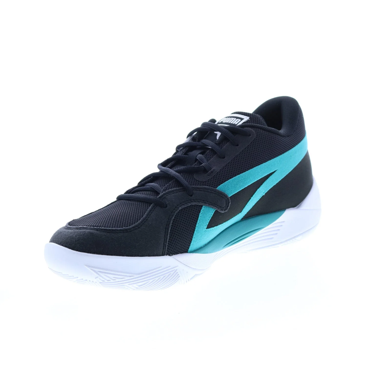 TRC Blaze Court Puma Black-Deep Aqua