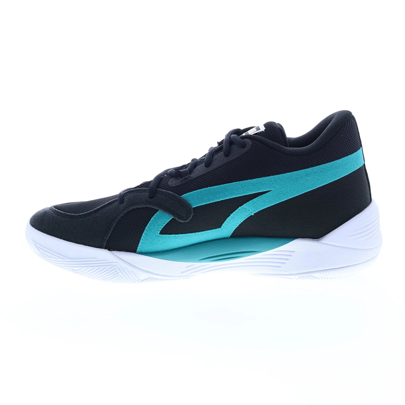 TRC Blaze Court Puma Black-Deep Aqua