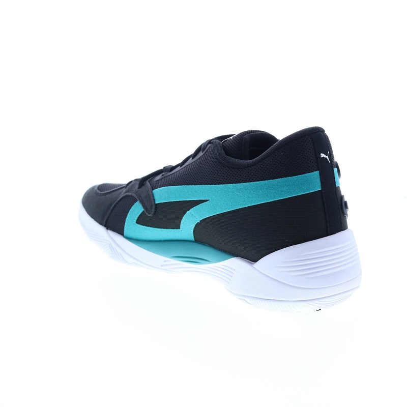 TRC Blaze Court Puma Black-Deep Aqua