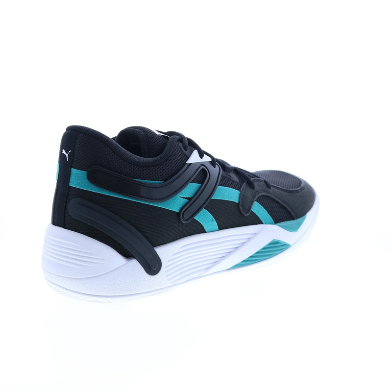 TRC Blaze Court Puma Black-Deep Aqua