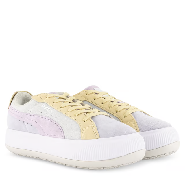 Suede Mayu Raw Wns Ice Flow-Puma White-N