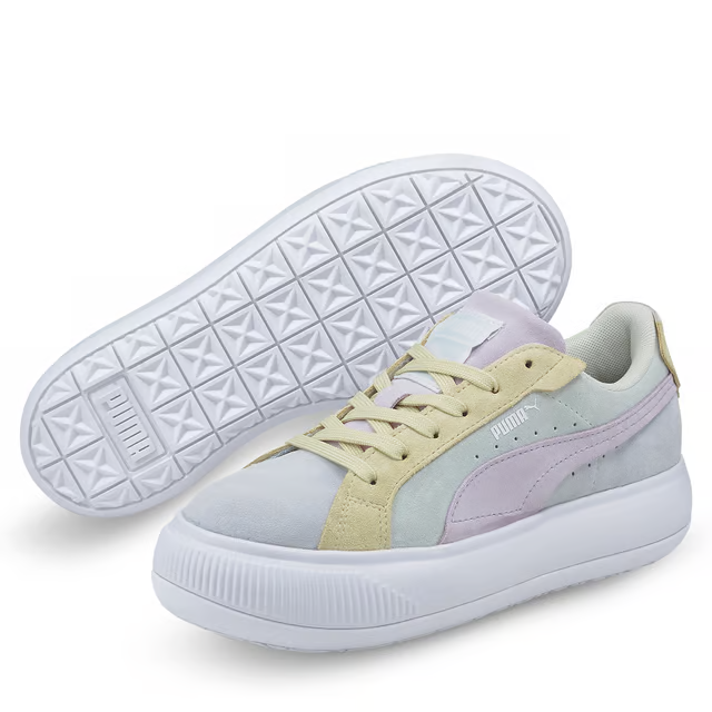 Suede Mayu Raw Wns Ice Flow-Puma White-N