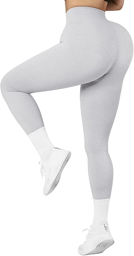 ESS Logo Leggings W Light Gray Heather