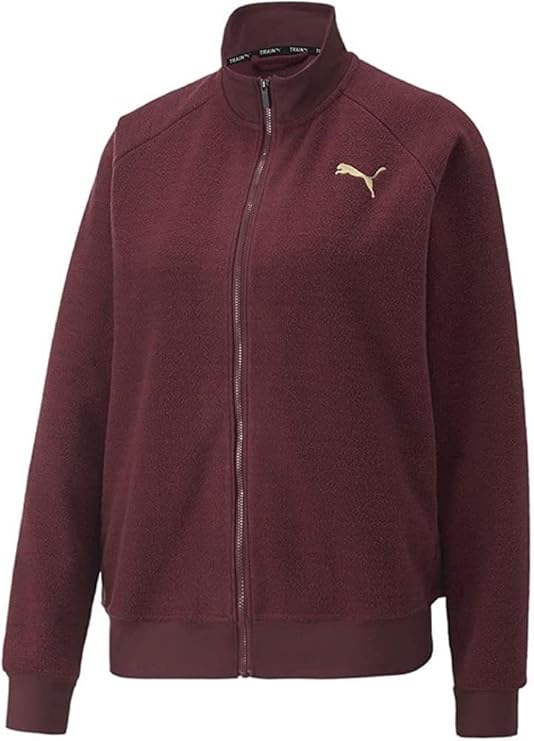 Puma Fit Sherpa Jacket Aubergine-Puma Te