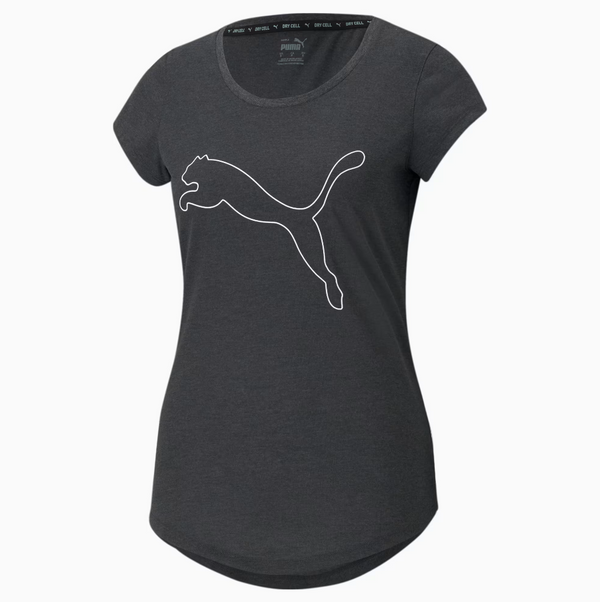 PERFORMANCE HEATHER CAT TEE W Medium Gra XL