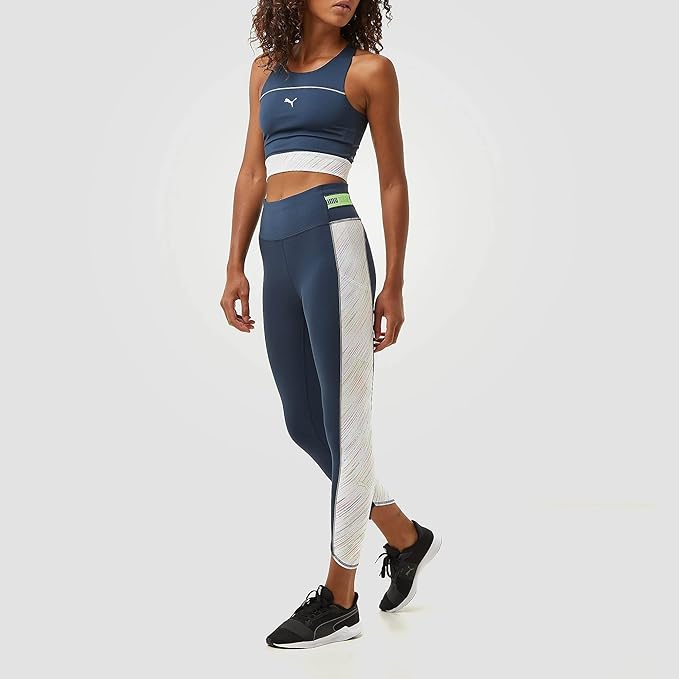 RUN HIGH SHINE CROP TANK W Puma White