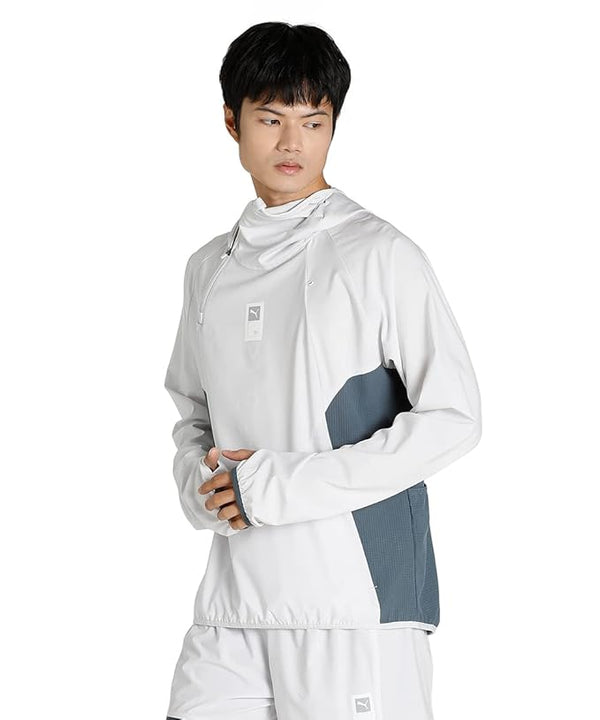 RUN FIRST MILE WOVEN JACKET Nimbus Cloud