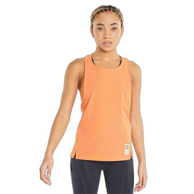 RUN FIRST MILE TANK Deep Apricot