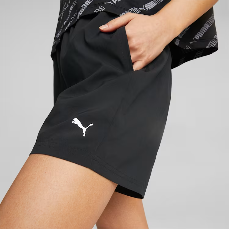 Train Favorites 5" Woven Short Puma Blac