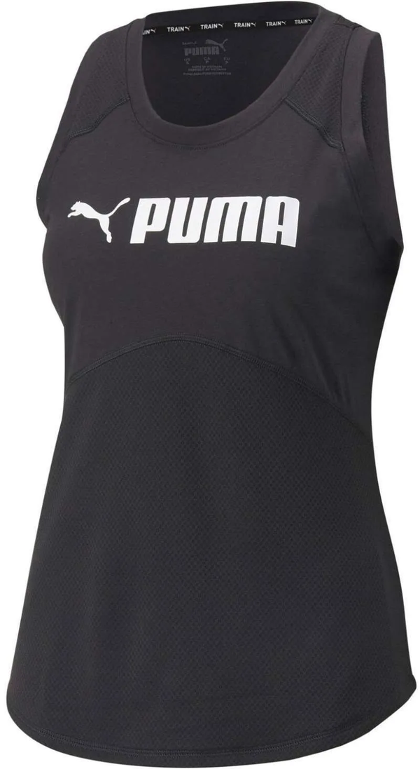 Puma Fit Logo Tank Puma Black