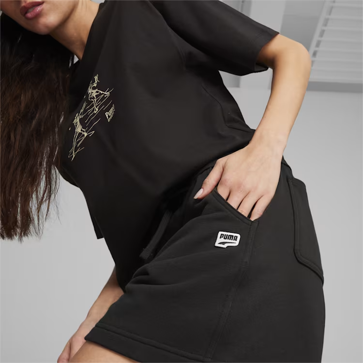 Downtown High Waist Shorts TR Puma Black