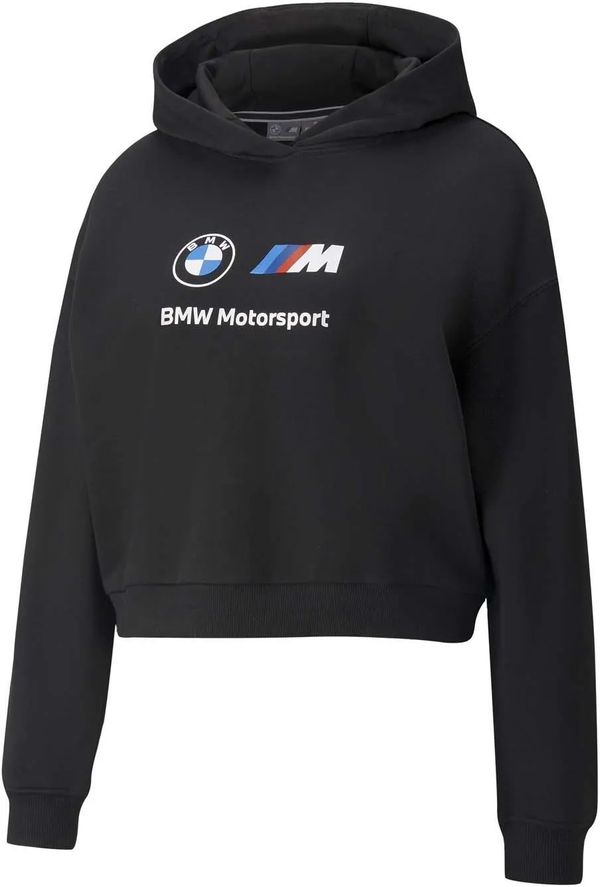 BMW MMS Wmn ESS Logo Hoodie Cotton Black XL