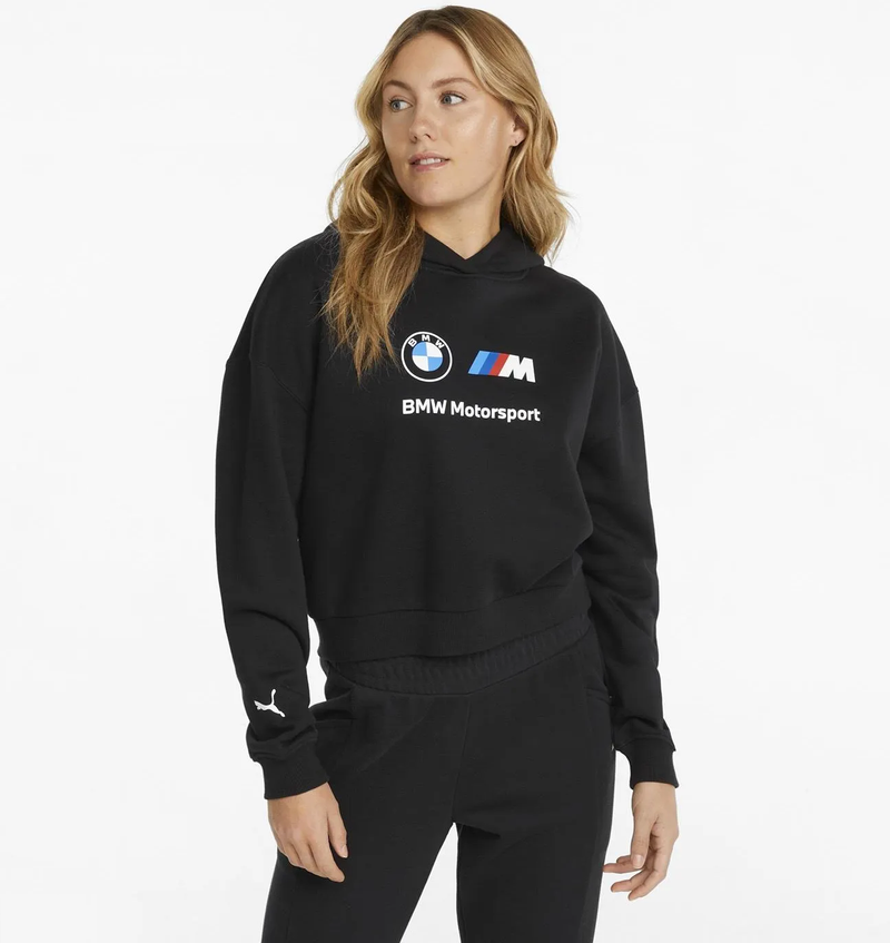 BMW MMS Wmn ESS Logo Hoodie Cotton Black XL