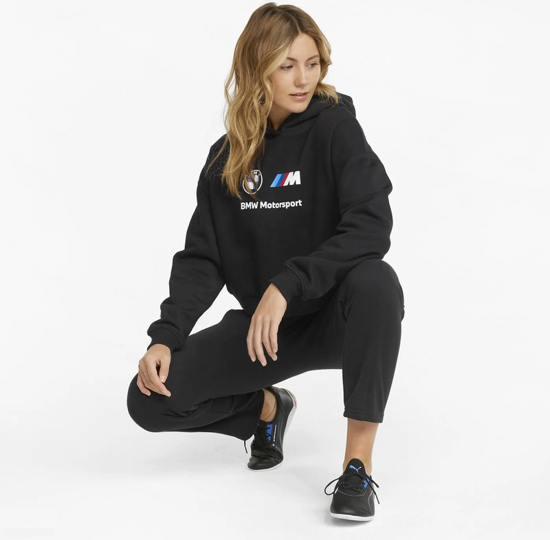 BMW MMS Wmn ESS Logo Hoodie Cotton Black XL