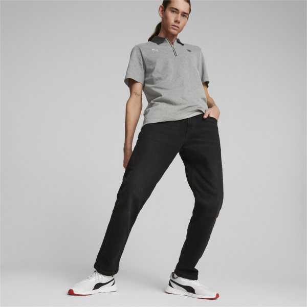 Ferrari Style 2 Tone Polo PUMA Black