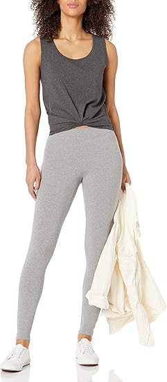 ESS Logo Leggings W Dark Gray Heather XS