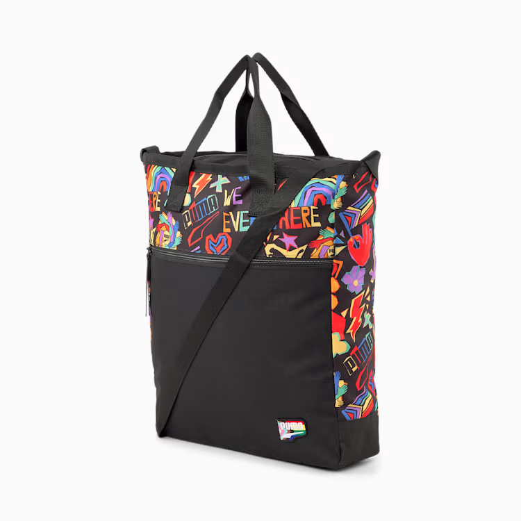 Downtown Pride Tote Bag Q2 PUMA Black X