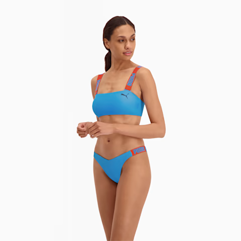 PUMA SWIM WOMEN V-SHAPE BRIEF 1P bright