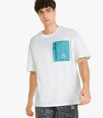 HC Pocket Tee Puma White