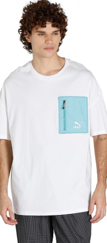 HC Pocket Tee Puma White