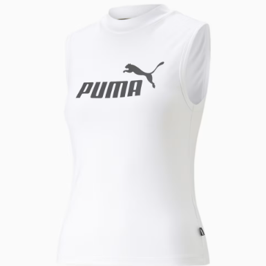 ESS Cut Off Logo Tank Puma White