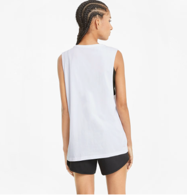 ESS Cut Off Logo Tank Puma White