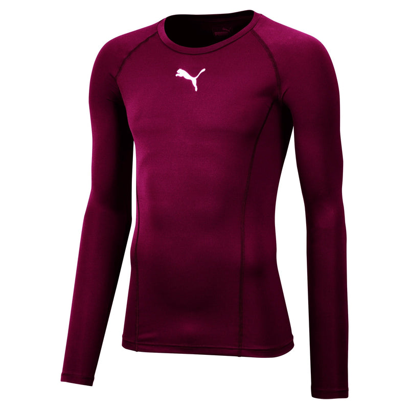 LIGA Baselayer Tee LS Cordovan