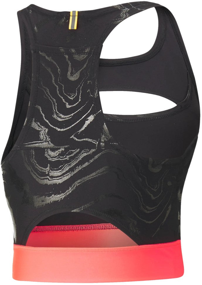 RUN ULTRAFORM AOP CROP TANK W Puma Black