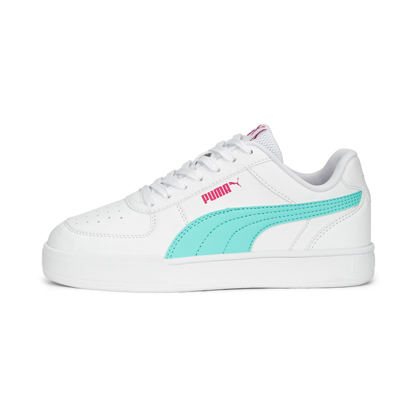 Puma Caven Jr PUMA White-Mint-Glowing Pi