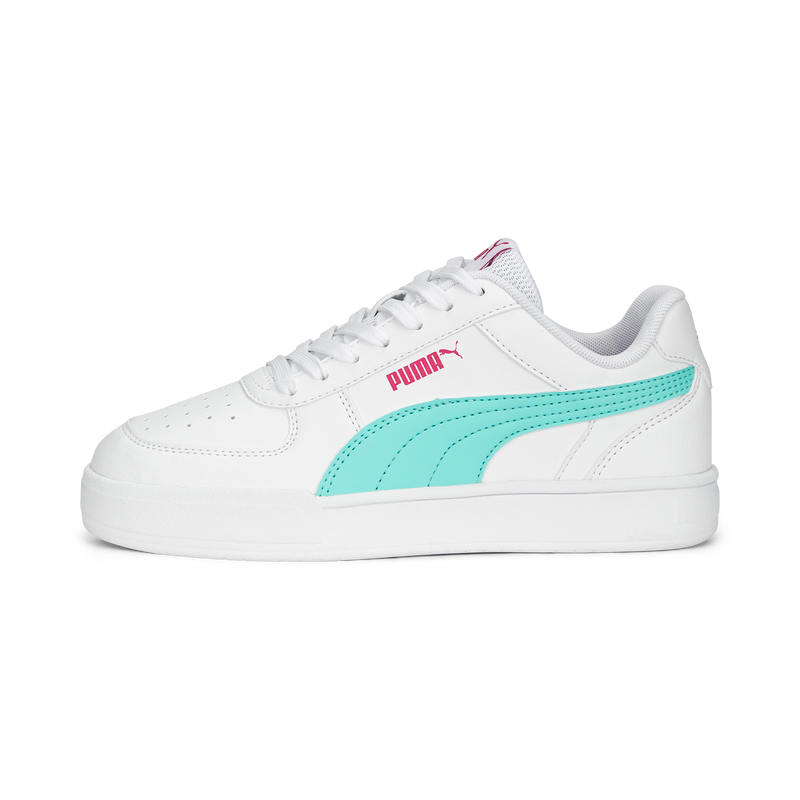 Puma Caven Jr PUMA White-Mint-Glowing Pi