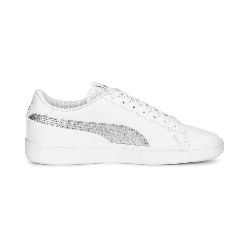 Puma Smash v2 Metallics Jr PUMA White-Gl