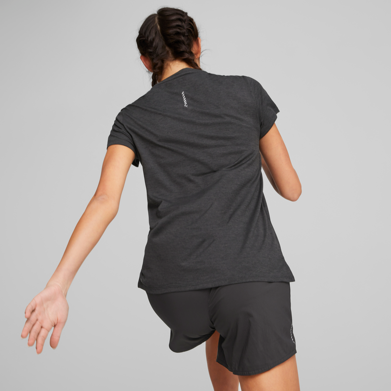 RUN FAVOURITE HEATHER RUNNING TEE WOMEN