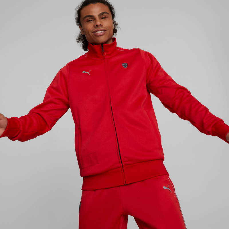 Ferrari Style MT7 Track Jacket Rosso Cor