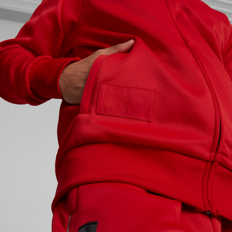 Ferrari Style MT7 Track Jacket Rosso Cor