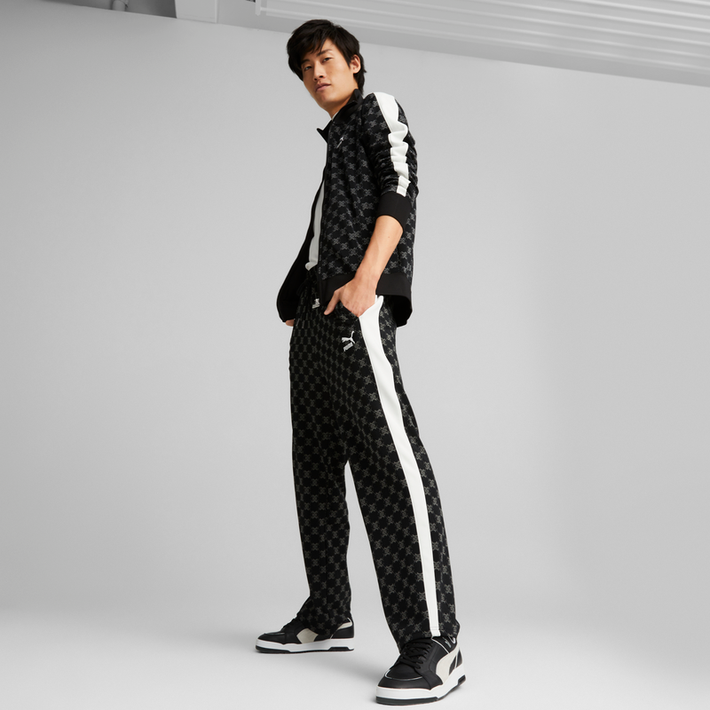 T7 Track Pants AOP Puma Black-AOP