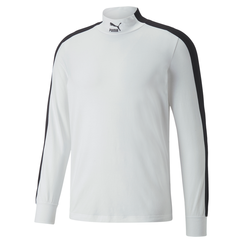 T7 Mock Neck Puma White