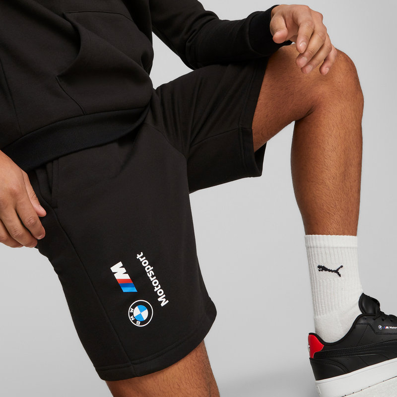 BMW MMS ESS FLEECE Shorts 8.6" PUMA Blac