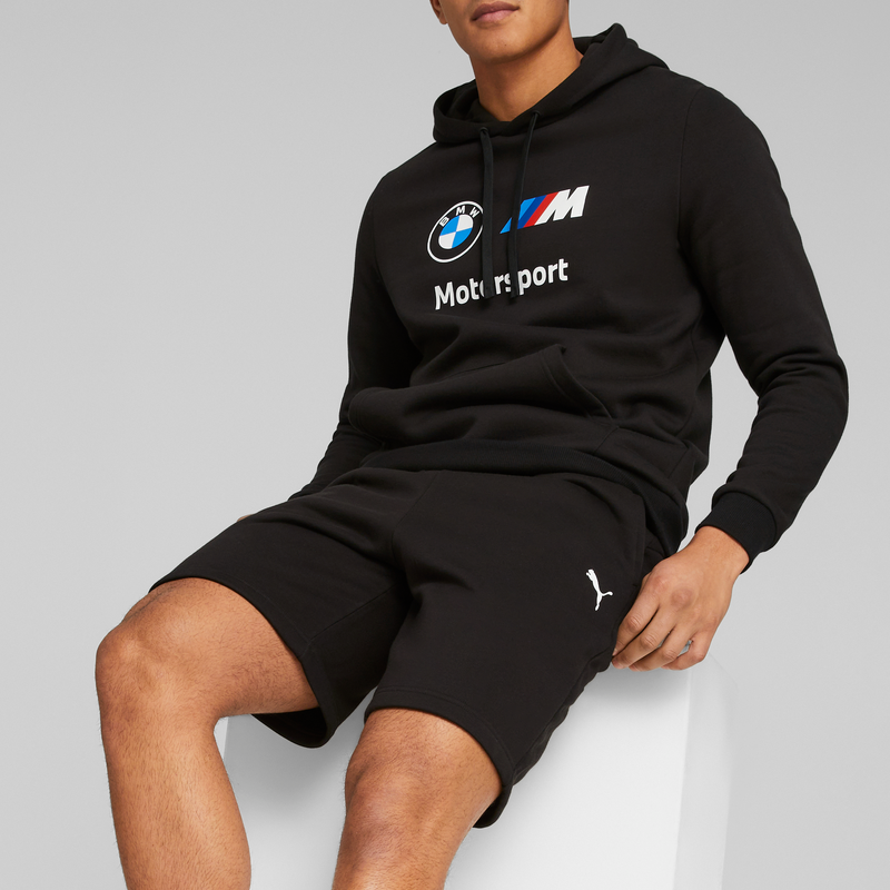 BMW MMS ESS FLEECE Shorts 8.6" PUMA Blac