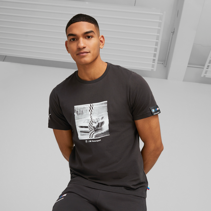 BMW MMS ESS Car Graphic Tee PUMA Black