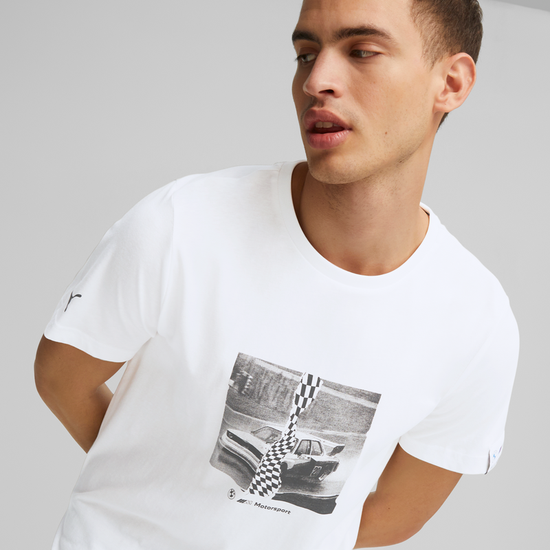 BMW MMS ESS Car Graphic Tee PUMA White