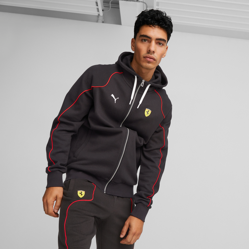 SCUDERIA FERRARI RACE LONG SLEEVE HOODIE MEN