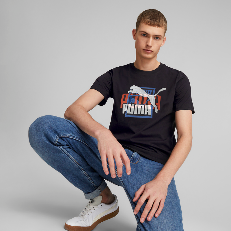 CLASSICS GEN. PUMA Graphic Tee PUMA Blac