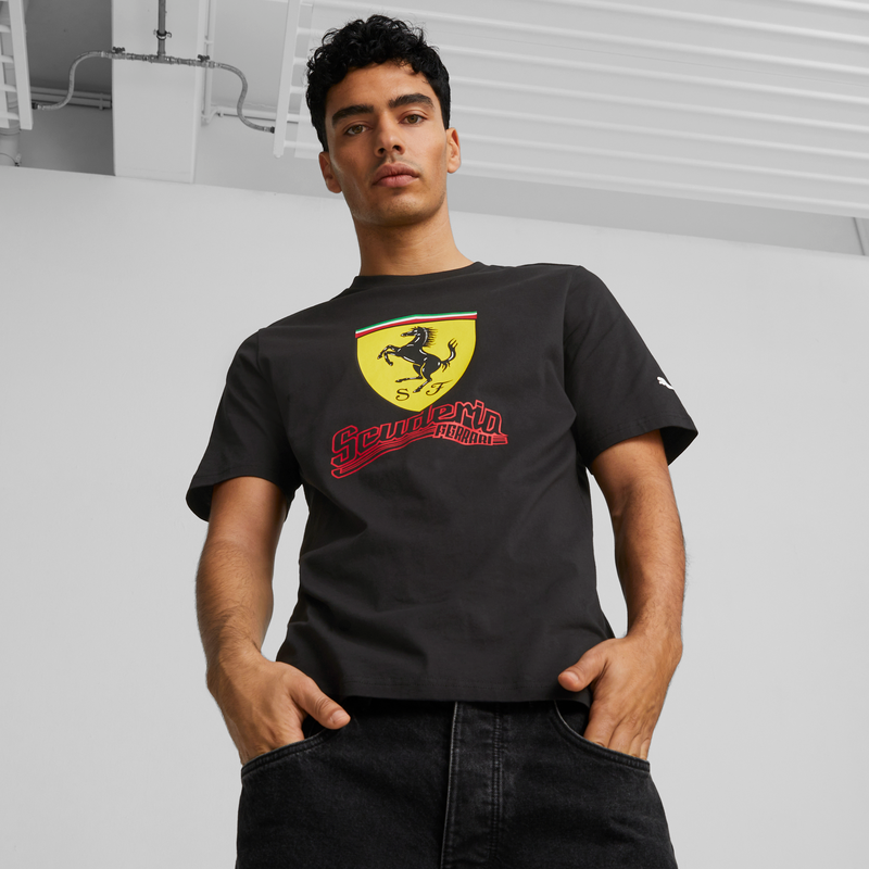 Ferrari race Big Shield Tee Heritage PUM