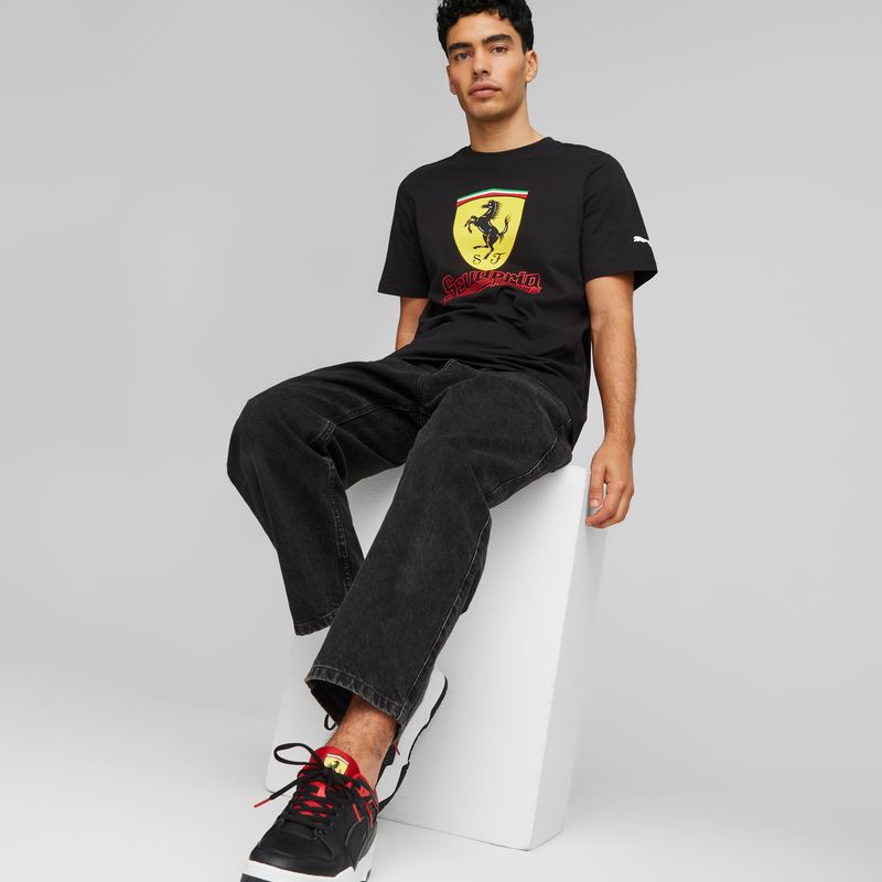 Ferrari race Big Shield Tee Heritage PUM