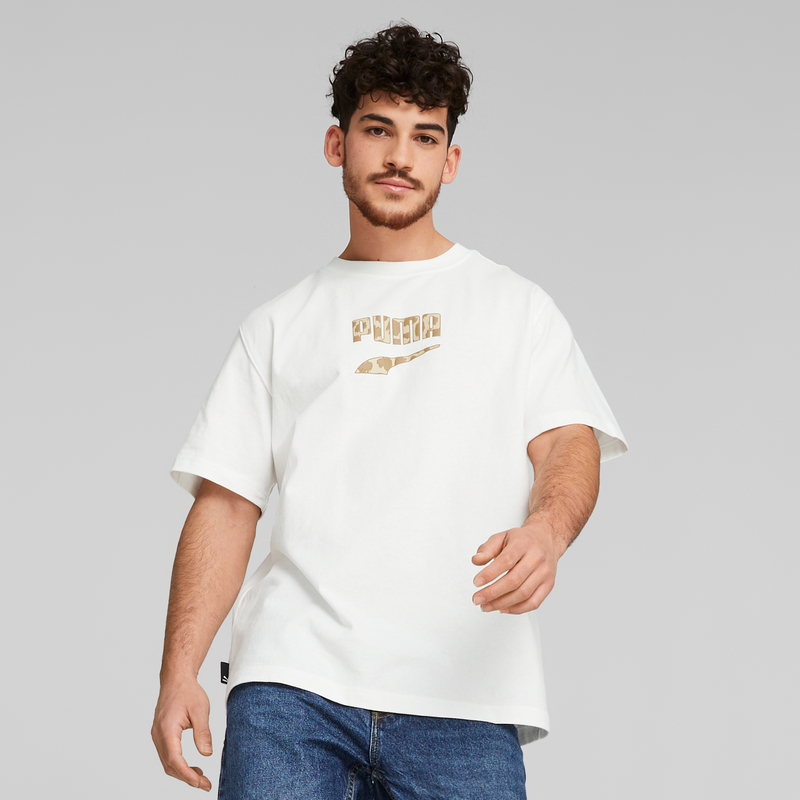 DOWNTOWN Logo Graphic Tee PUMA White