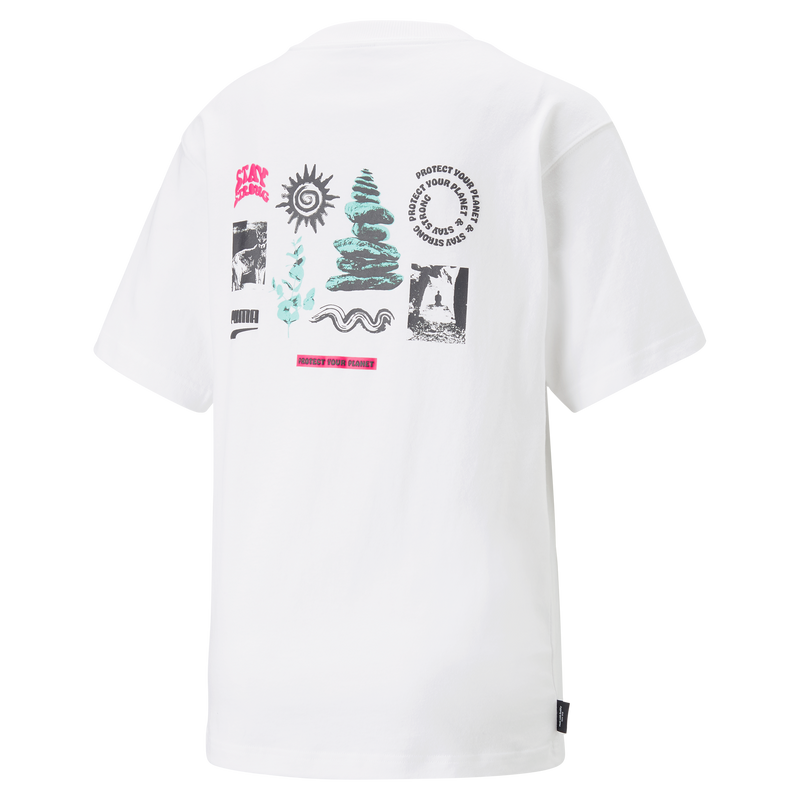 DOWNTOWN Relaxed Graphic Tee PUMA White