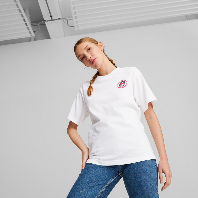 DOWNTOWN Relaxed Graphic Tee PUMA White