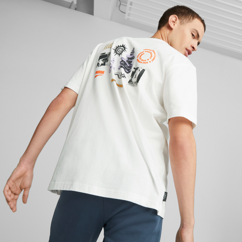 DOWNTOWN Graphic Tee PUMA White